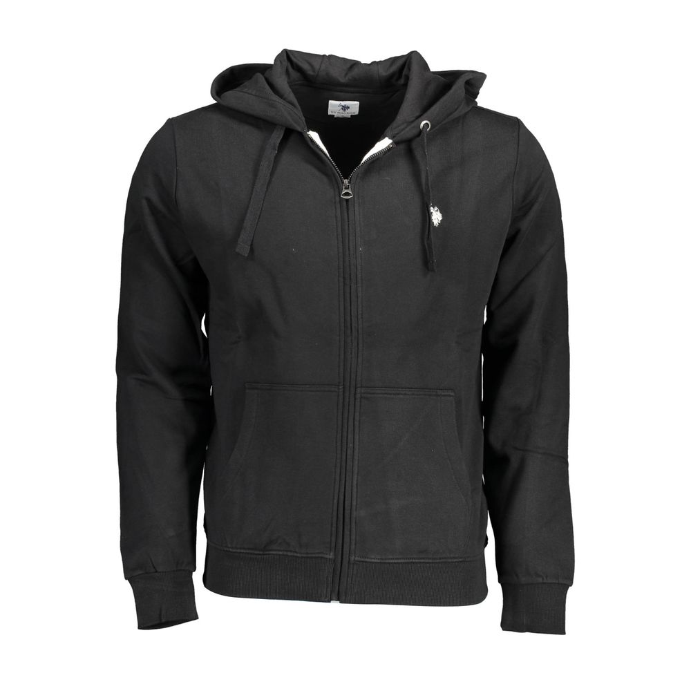 U.S. Polo Assn. Black Cotton Sweatshirt