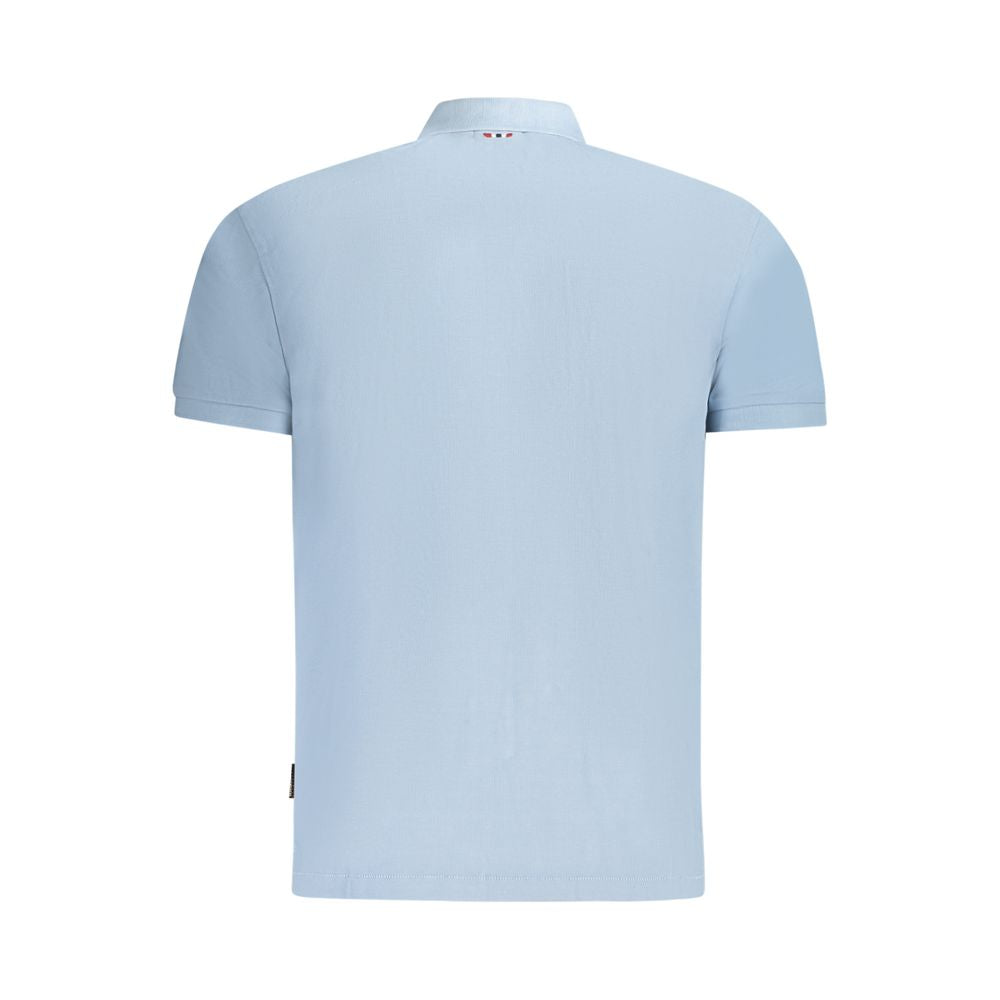 Napapijri Light Blue Cotton Polo