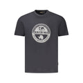 Napapijri Black Cotton T-Shirt