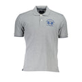 La Martina Grey Cotton Polo