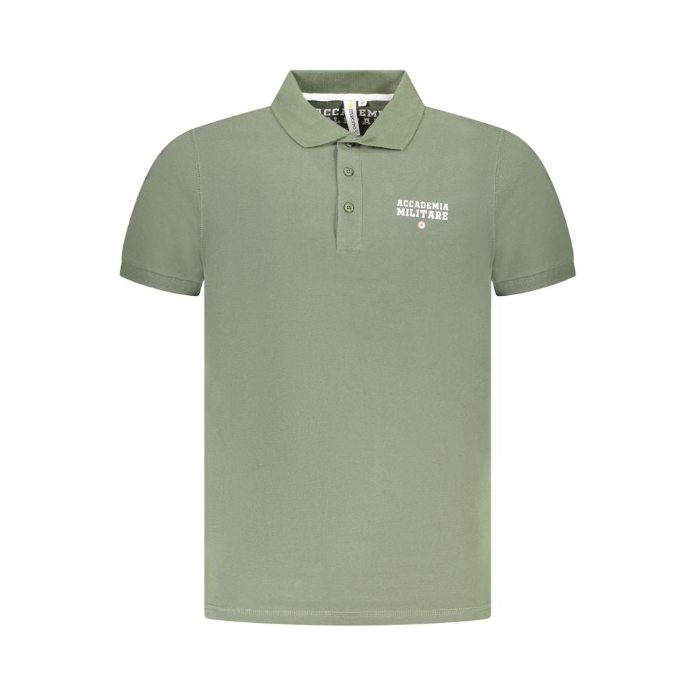 Accademia Militare Green Cotton Polo