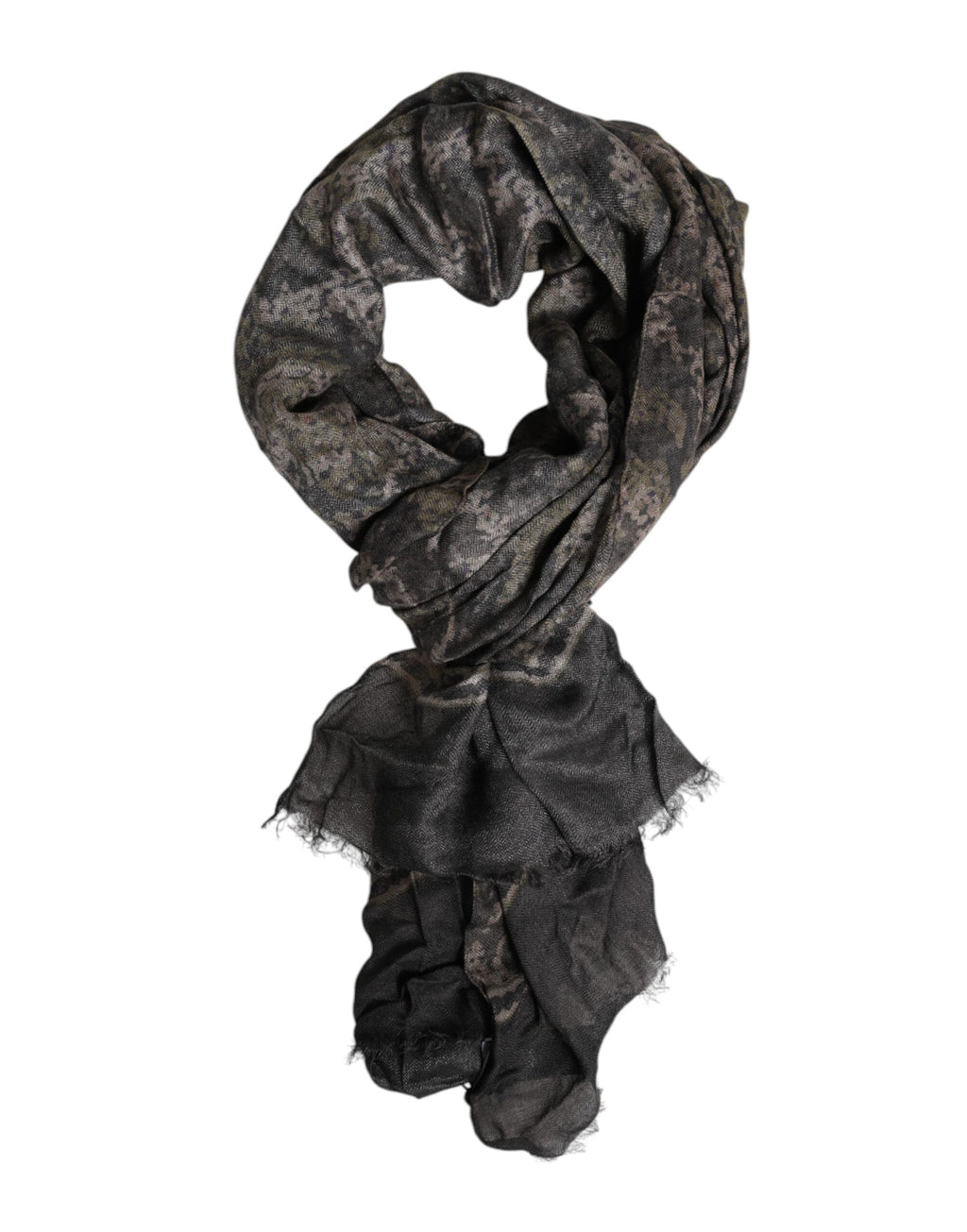 Dolce & Gabbana Camouflage Neck Warmer Wrap Foulard