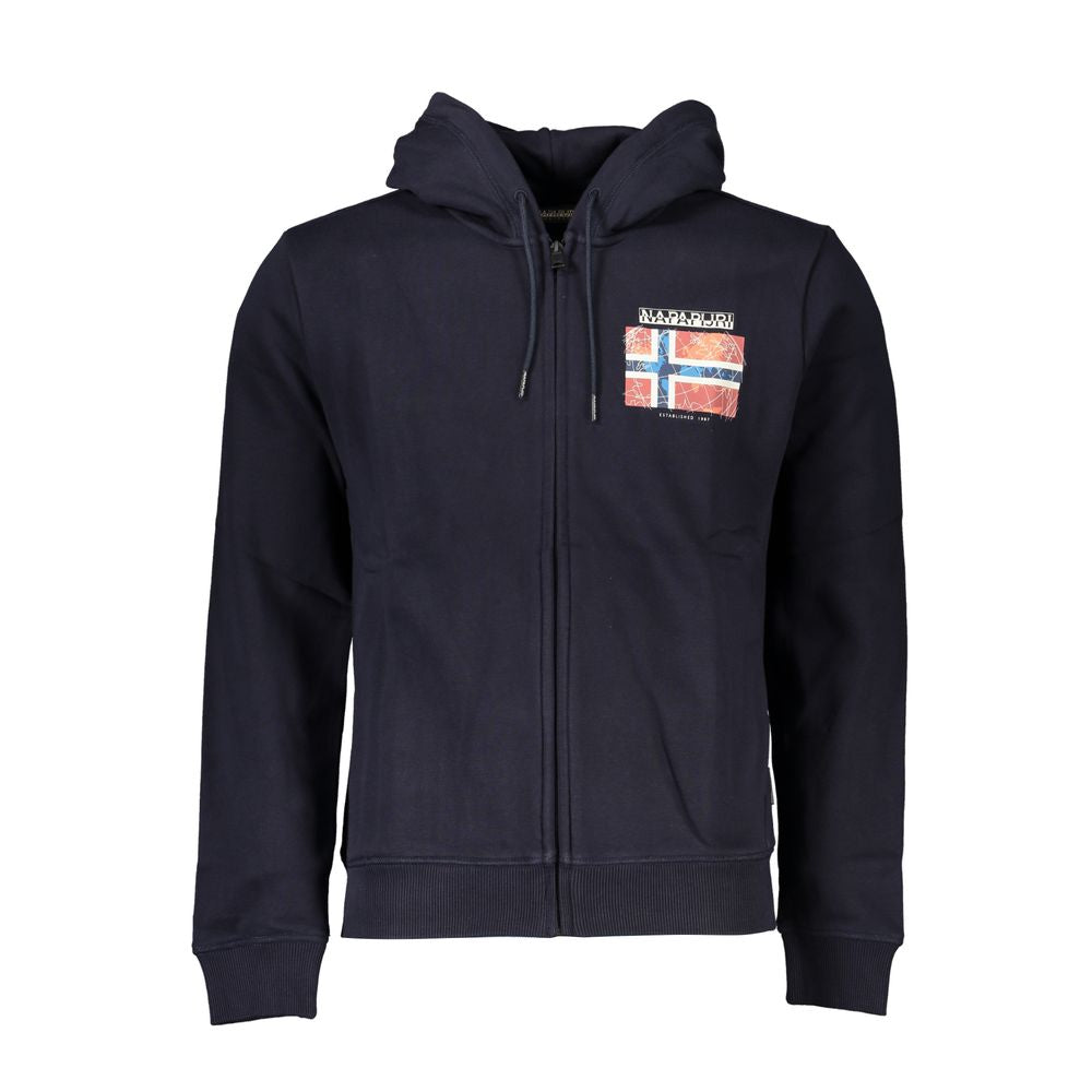 Napapijri Blue Cotton Sweatshirt