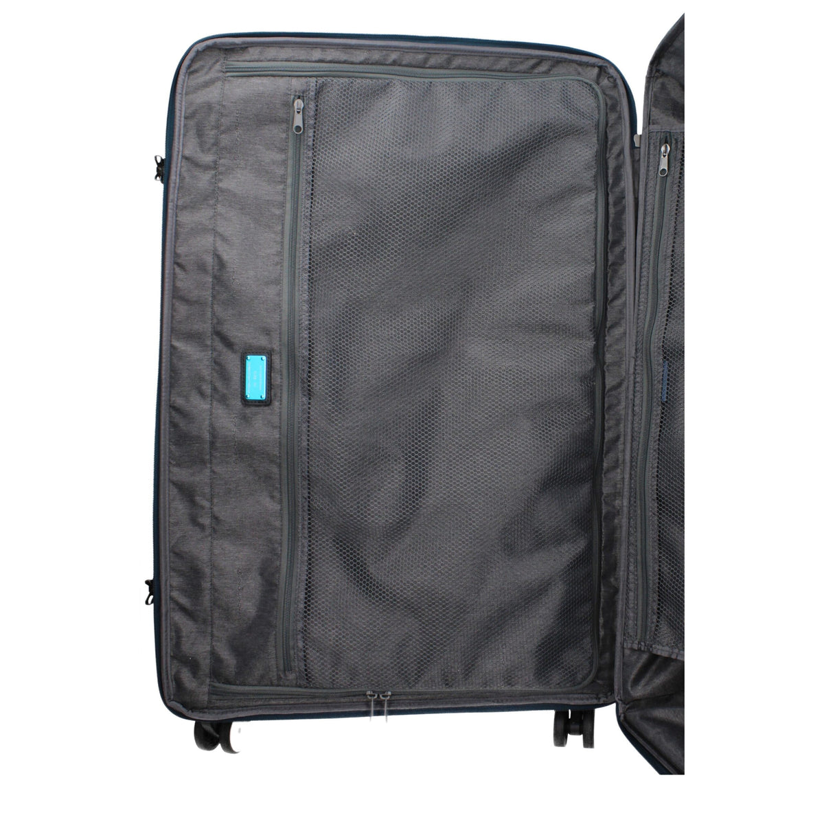 Piquadro Blue Fabric Travel Bag