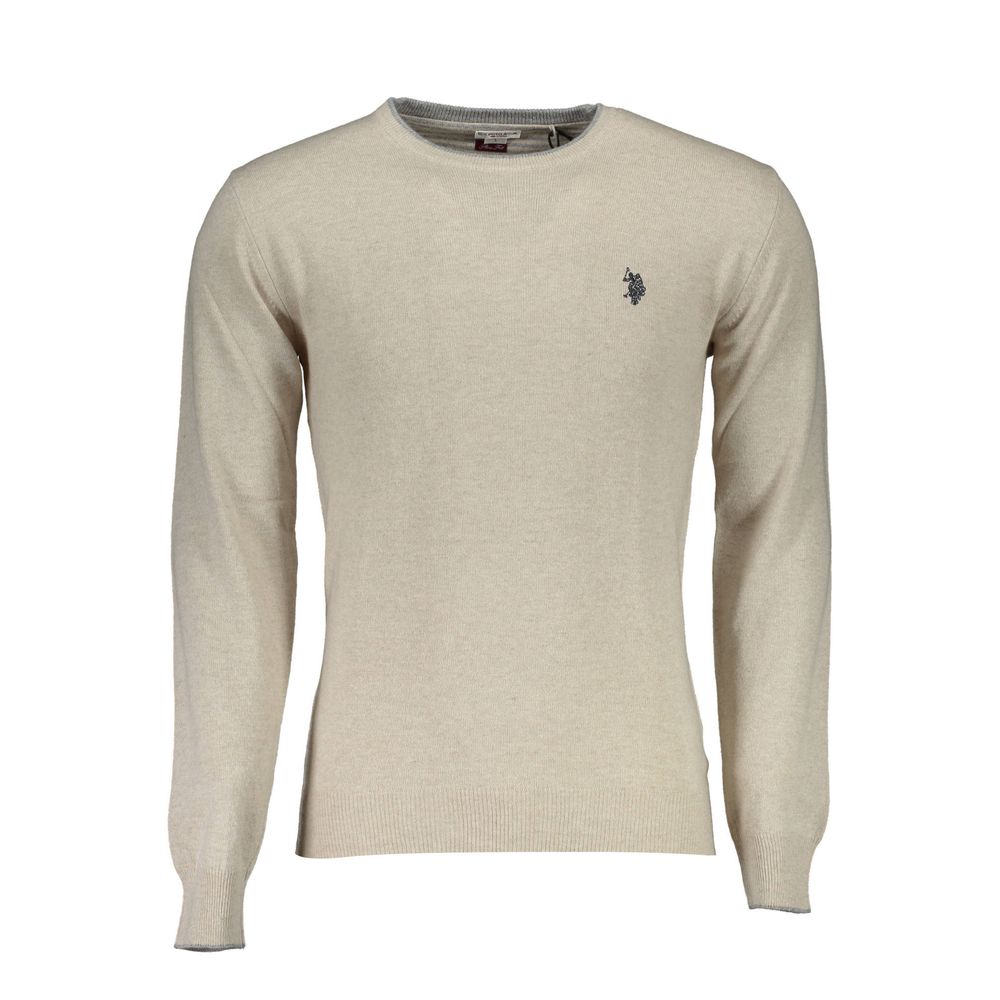 U.S. Polo Assn. Beige Wool Sweater