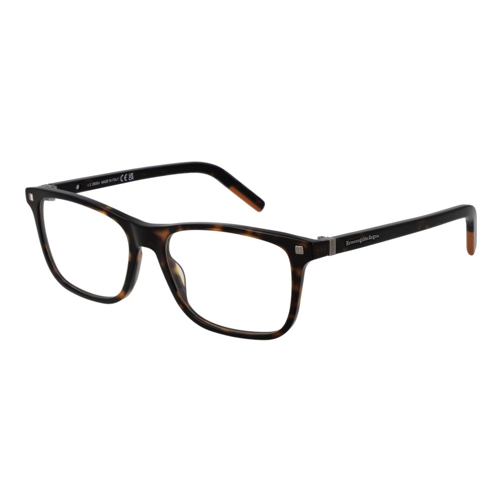 Zegna Brown Acetate Optical Frames
