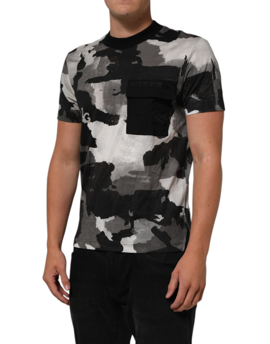 Dolce & Gabbana Multicolor Camouflage Short-Sleeve T-Shirt