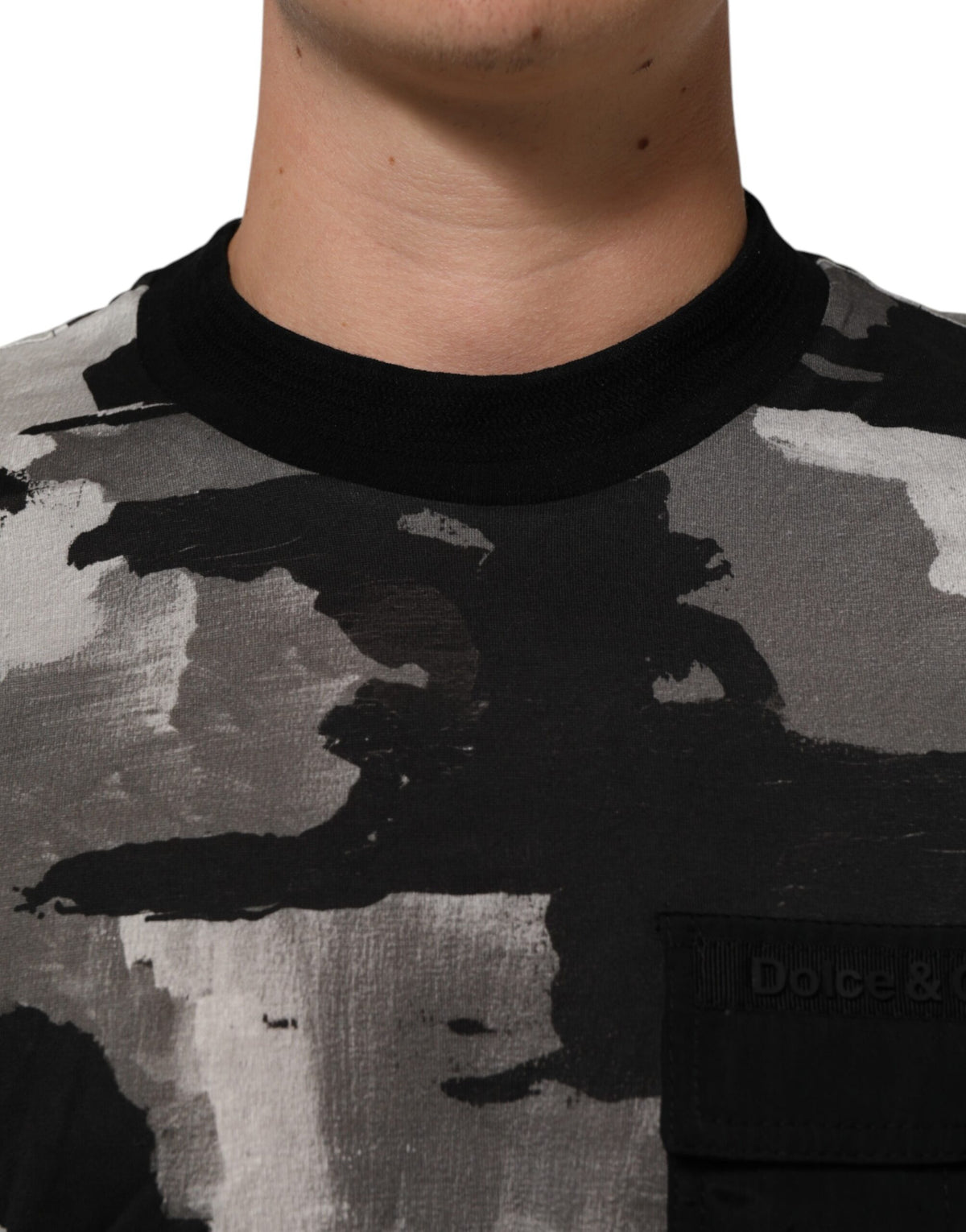 Dolce & Gabbana Multicolor Camouflage Short-Sleeve T-Shirt