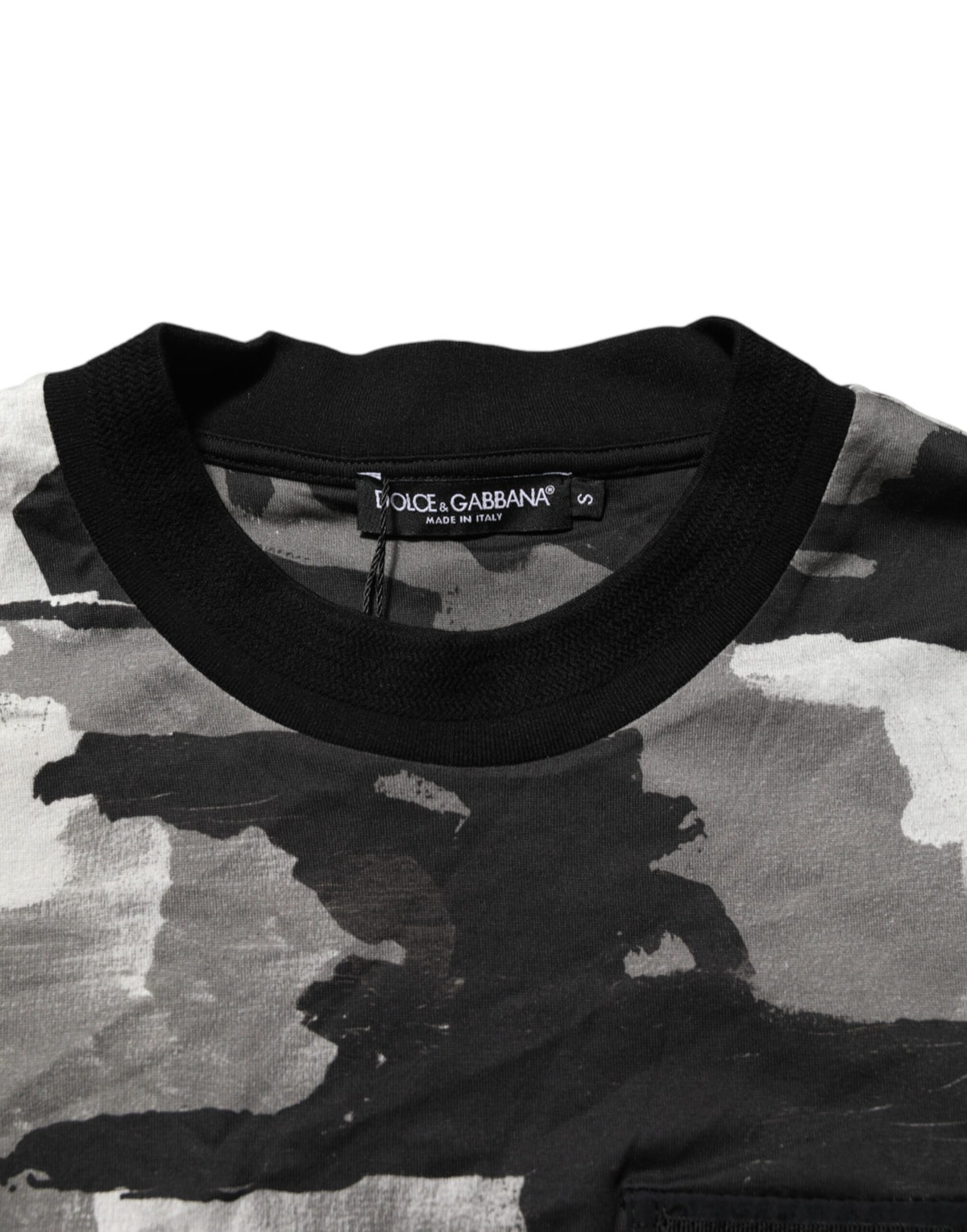 Dolce & Gabbana Multicolor Camouflage Short-Sleeve T-Shirt