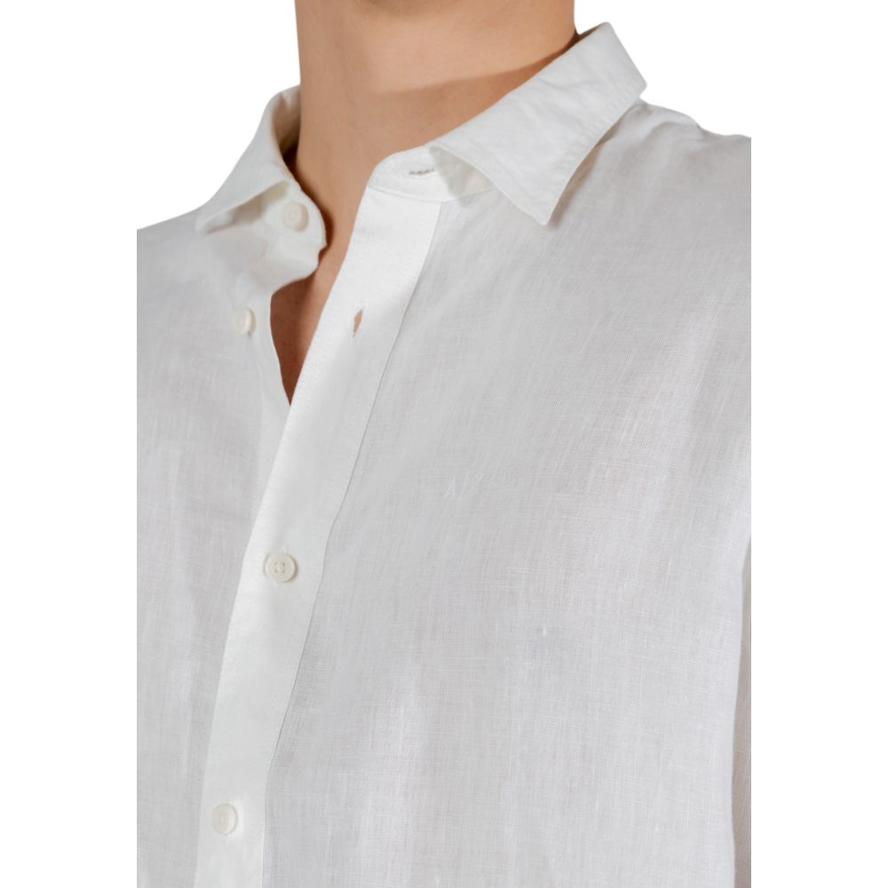White Linen Dress Shirt