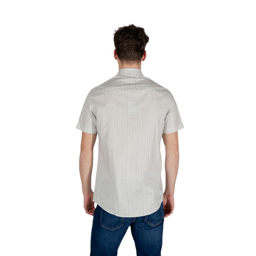 Cream Cotton Shortsleeve Shirt