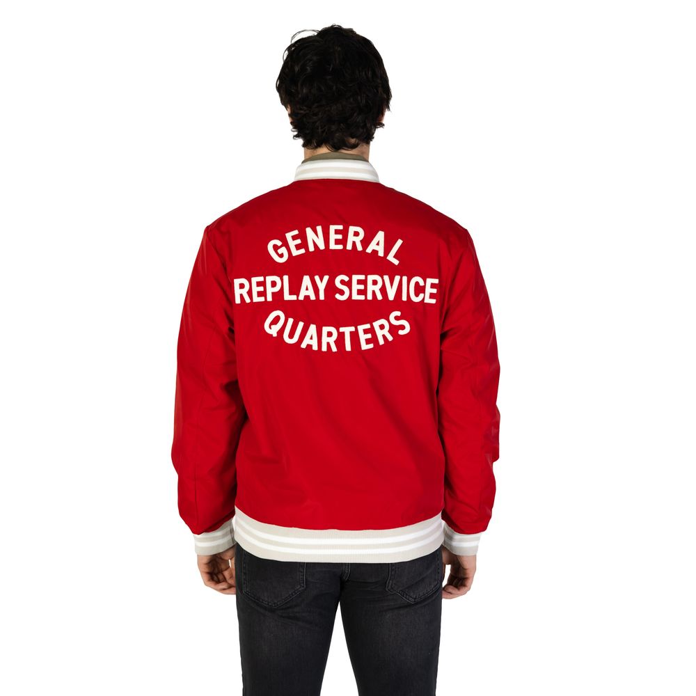 Red Cotton Bomber