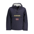 Blu Polyamide Men's Jacket