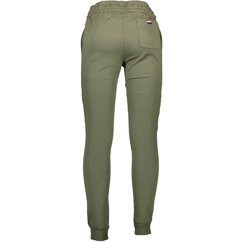 U.S. Polo Assn. Green Cotton Trousers