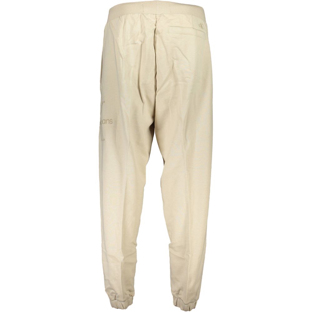 Calvin Klein Beige Cotton Sweatpants