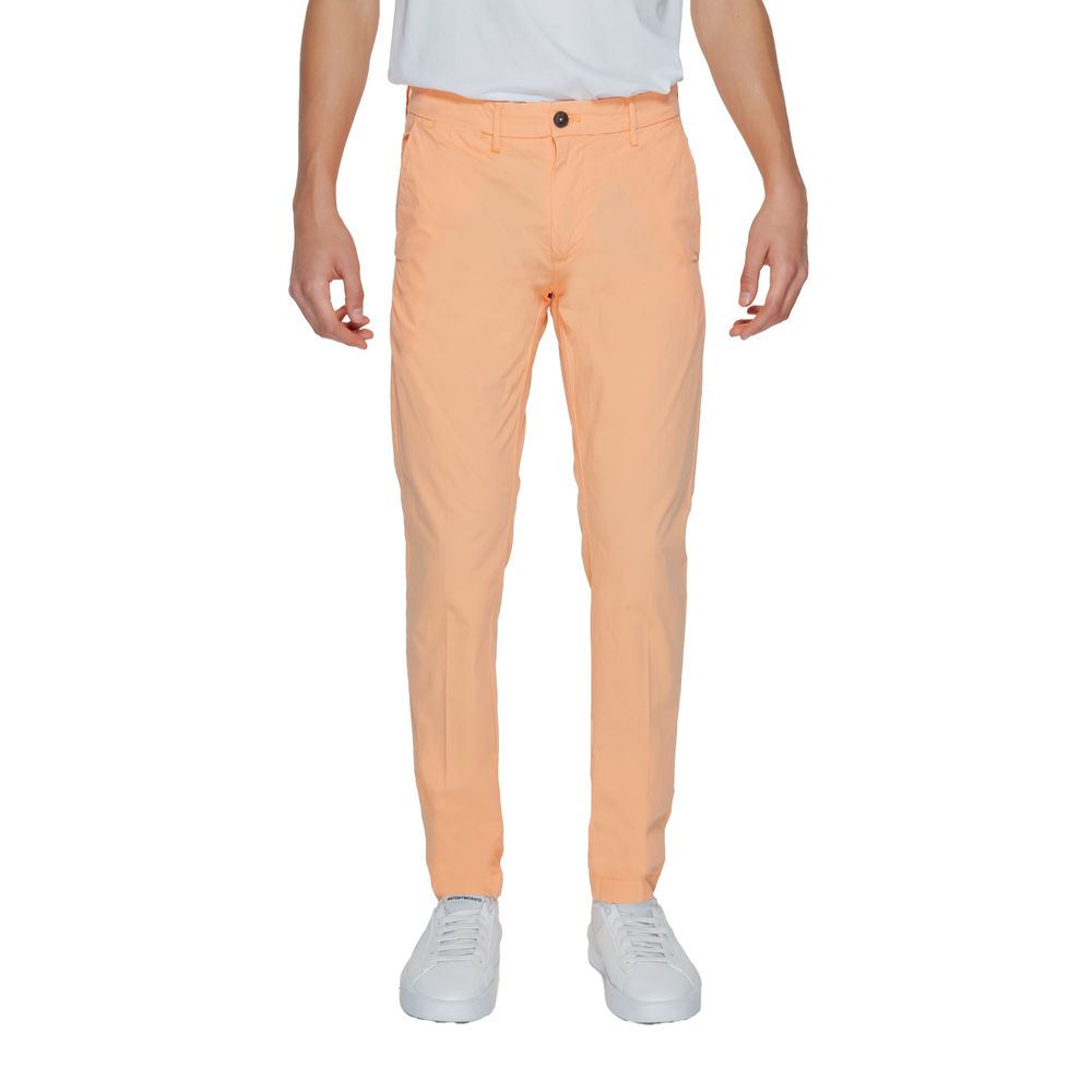 Borghese Orange Cotton Chinos
