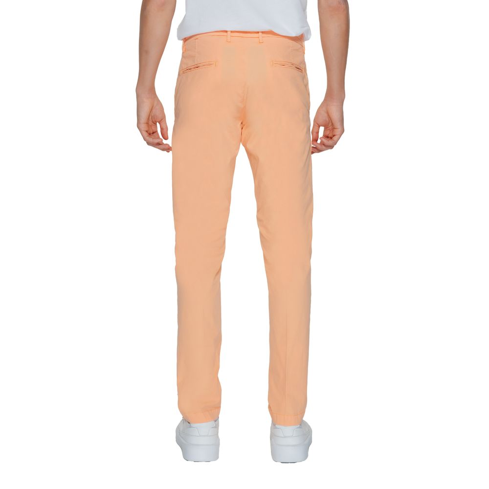Borghese Orange Cotton Chinos