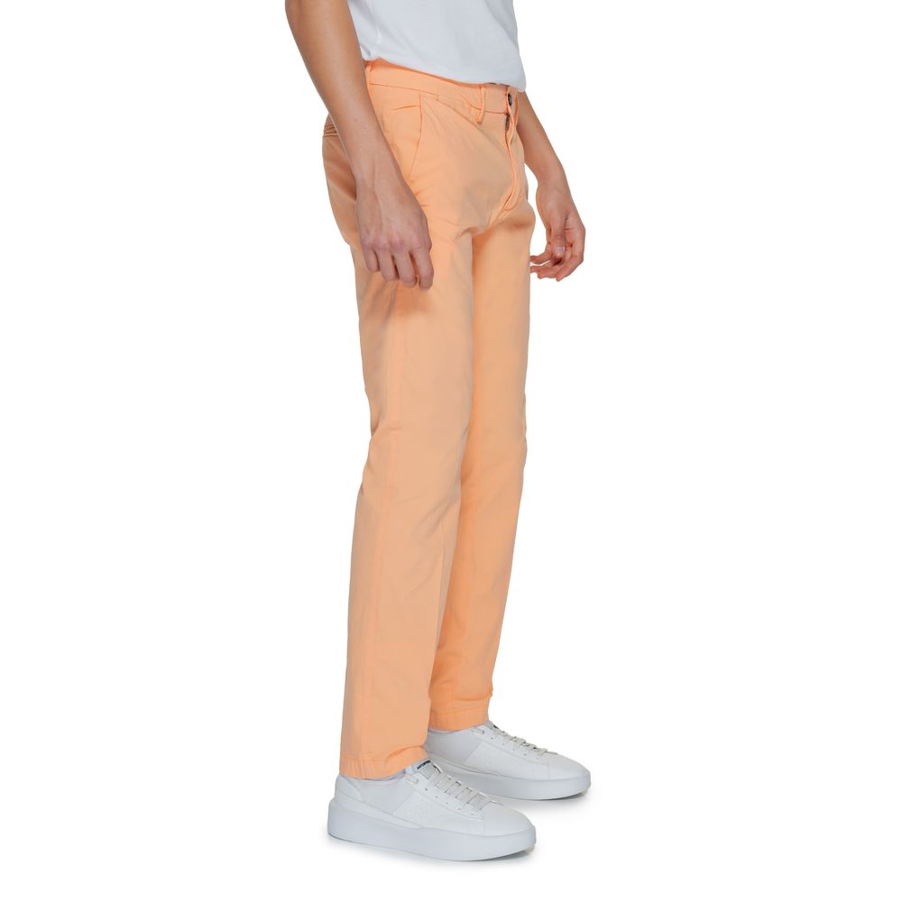 Borghese Orange Cotton Chinos