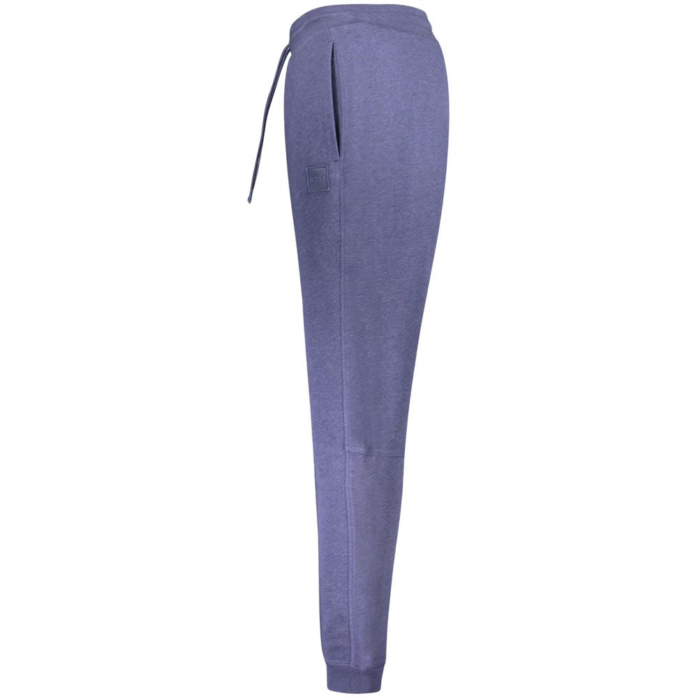 Hugo Boss Navy Cotton Track Pants