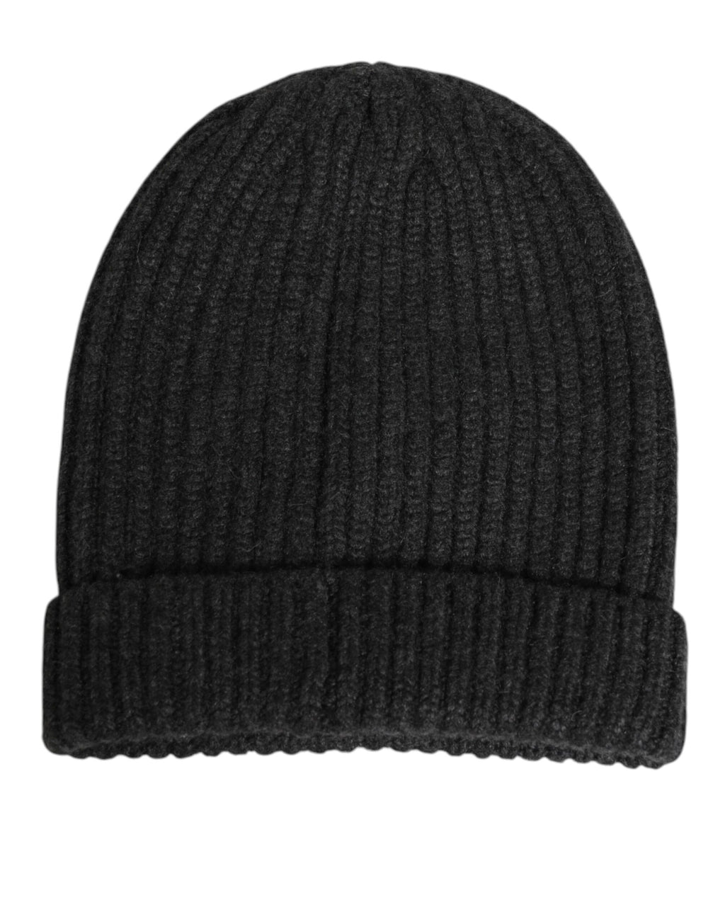 Dolce & Gabbana Black Cashmere Knitted Beanie