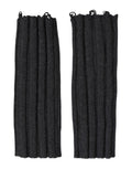 Dolce & Gabbana Dark Grey Virgin Wool Knitted Fingerless Gloves