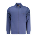 Blue Cotton Men Sweatshirt