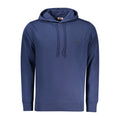 Blue Cotton Men Sweatshirt