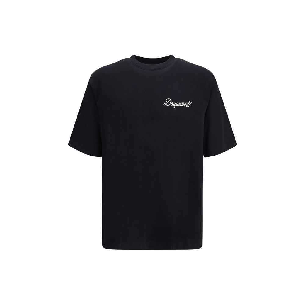 Dsquared2 Black Cotton T-Shirt
